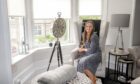 Naomi Morrison's dreams of having a property with a bay window came true when she came across her two storey flat in Burns Road. 
Image: Kath Flannery/DC Thomson