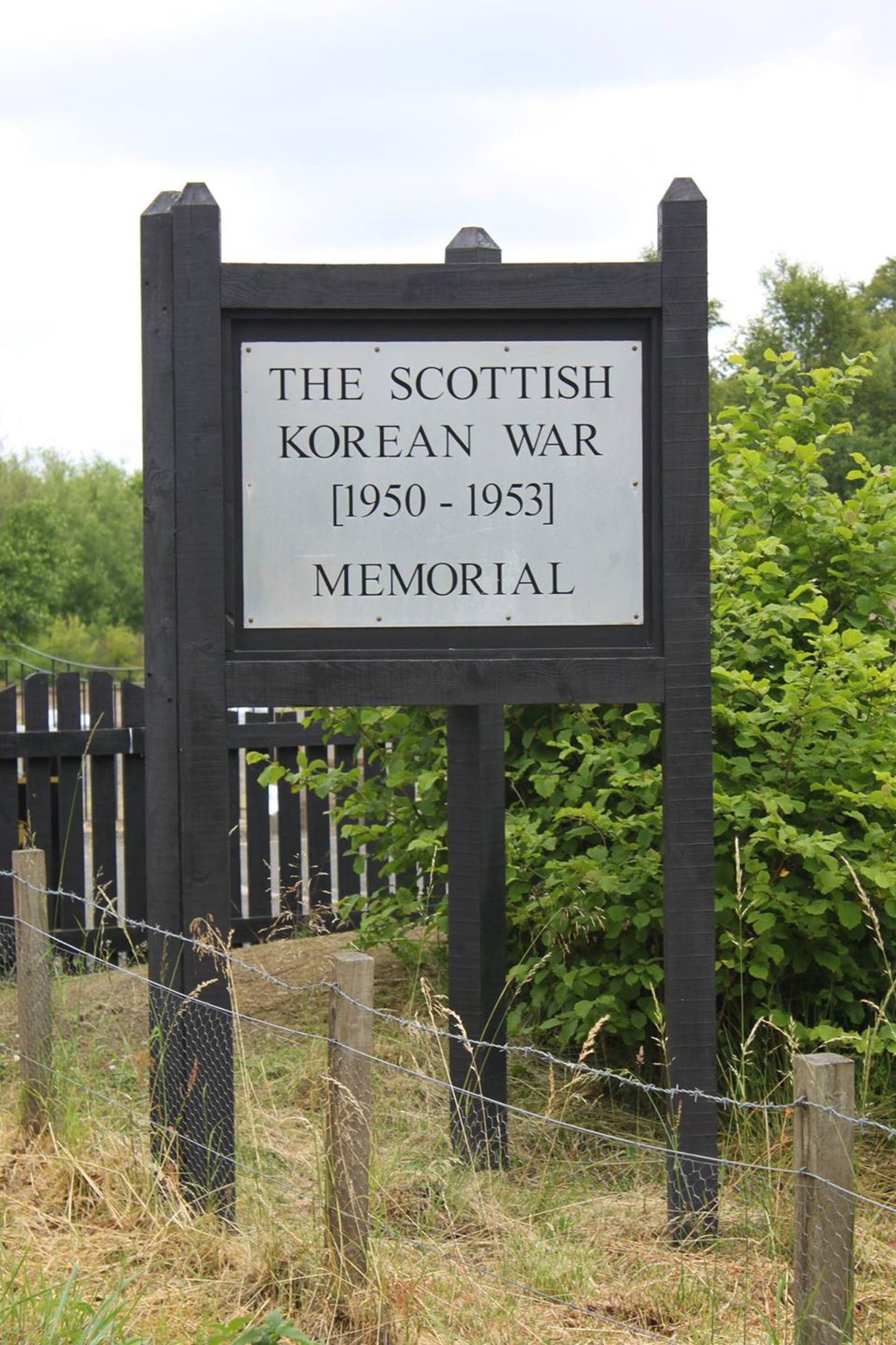 The Scottish Korean War memorial