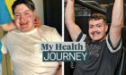Jay Moir caught a glimpse of himself in the mirror aged 17 and decided he need to make a change. He is now a qualified gym instructor. Image: Jay Moir/DC Thomson