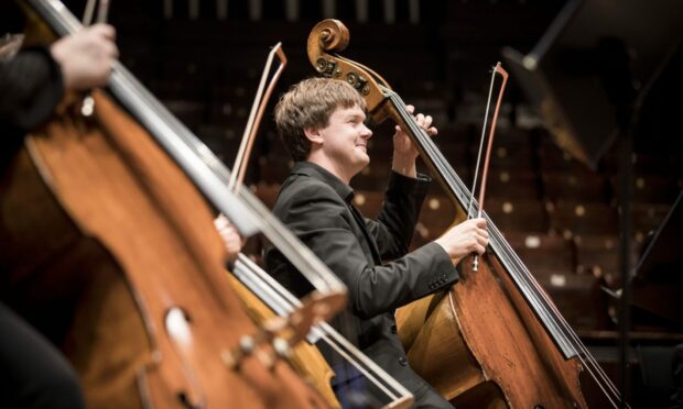 Nikita Naumov, principal double bassist of the Scottish Chamber Orchestra is looking forward to performing in Elgin and Forfar. Image: 
Supplied by Scottish Chamber Orchestra