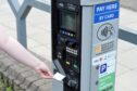 New ticket machines have appeared at Rose Street Retail Park car park. Image: Sandy McCook/DC Thomson