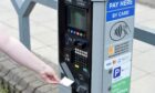 New ticket machines have appeared at Rose Street Retail Park car park. Image: Sandy McCook/DC Thomson