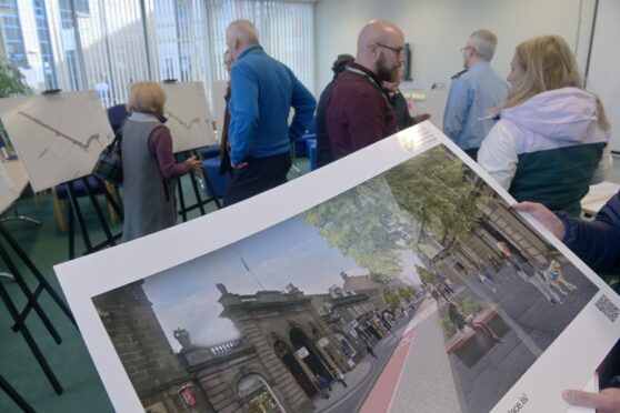 Academy Street was at the heart of a lot of discussions about Inverness in 2023. Image: Sandy McCook/DC Thomson