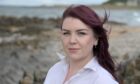 Buckie funeral director Laura Wood at Strathlene Beach.
Picture by Sandy McCook/DC Thomson