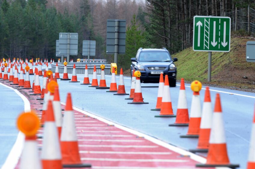 A9 overtaking lane