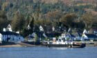 'Maid of Glencoul', the Corran ferry running across the Corran Narrows between Nether Lochaber and Ardgour on the other side of the water.
