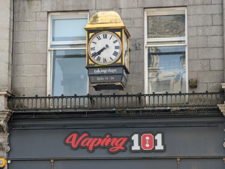 The Vaping 101 shop. Vape shops are among those unable to claim the incentives to move into the of empty shops on Union Street.