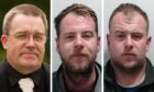 From left: Tony Parsons, Alexander McKellar and his twin brother Robert. Images: Police Scotland