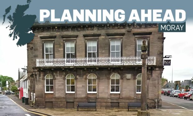Changes could be made to offices in Elgin town centre. Image: Google Maps/Design team