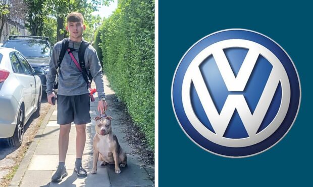 Ryan Laird, who was sacked as a tyre fitter, for a joyride in a Volkswagen.