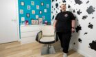 Sammy Dey, who is a beautician in Aberdeen, was told she was too big for the dental chairs at Kintore Dental Practice. Image: Scott Baxter/DC Thomson
