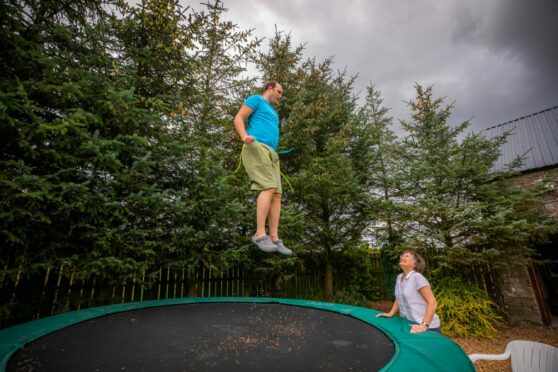 Louis Sainsbury with his mum, Kate, at Appletree.