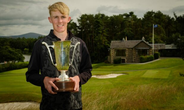 Elgin's Billy Devine is the new Scottish Boys' Amateur Champion for 2023. Image: Scottish Golf.