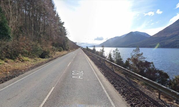 The A82 Inverness to Fort William road was closed in both directions following the collision near Spean Bridge