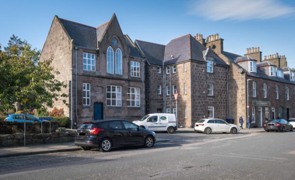 The former Sea Cadet Hall on Stonehaven's High Street