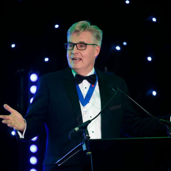 Stephen Gow, chairman of Aberdeen City and Shire Thistle Awards.