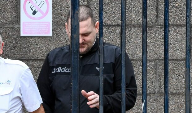 Steven Ross was sent back to prison after admitting two charges of assault and robbery. Image: DC Thomson
