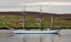 The grand Statsraad Lehmkuhl is a stunning three-masted barque, this tall boat will be coming to port of Aberdeen
