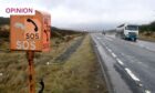 The A9 route is well past the point of SOS (Image: Sandy McCook/DC Thomson)