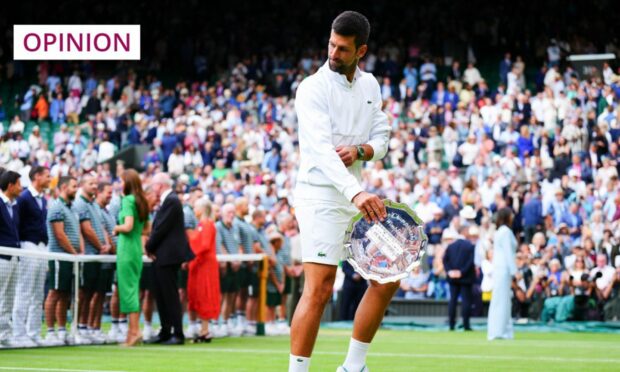 2023 Wimbledon runner-up Novak Djokovic walks off court (Image: Javier Garcia/Shutterstock)