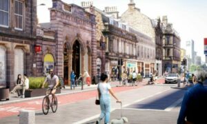 The plans envisage wider pavements and fewer cars