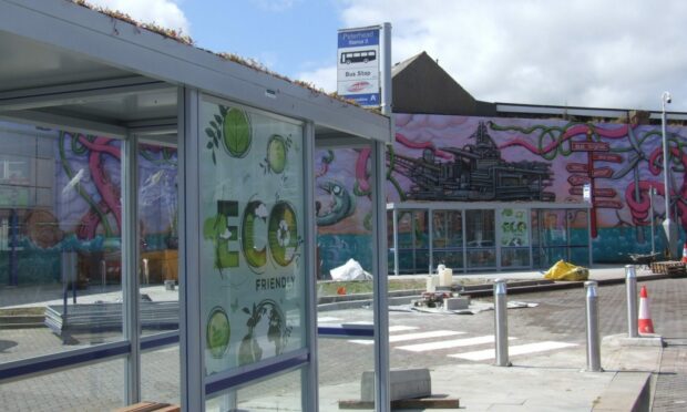 Peterhead Transport Interchange to reopen following improvement works. Image: Aberdeenshire Council.