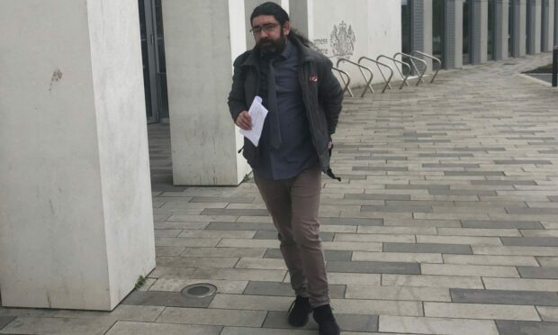 Sergio Costa leaves court after pleading guilty, Image DC Thomson