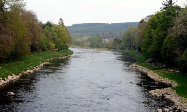 The River Dee running through Banchory