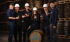 Chivas Bros' engineering team at Glentauchers Distillery on Speyside: l-r Neil Fraser, Ewen Fraser, Trevor Buckley, Anna Pilkington, Fenton Perrie and Darren Main.