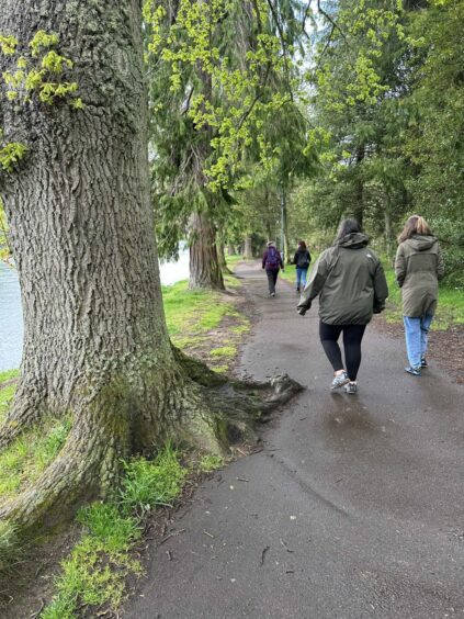 A recent Dopamine Dolls walk in the countryside.