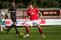 Brechin's summer signing Spencer Moreland. Image: Mhairi Edwards/DC Thomson