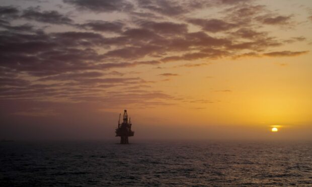 Oil platform in the North Sea. Image: Shutterstock.