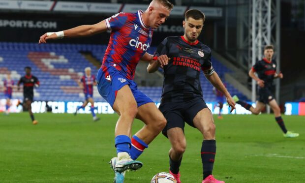 Killian Phillips in action for Crystal Palace