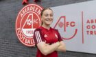 Aberdeen Women signing Hannah Insch pictured at the club's training base Cormack Park.