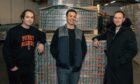 Aberdeen bar owner Ben Iravani, centre, with Whitebox co-owners Josh Rennie, and Alex Lawrence. Image: Neu Communications