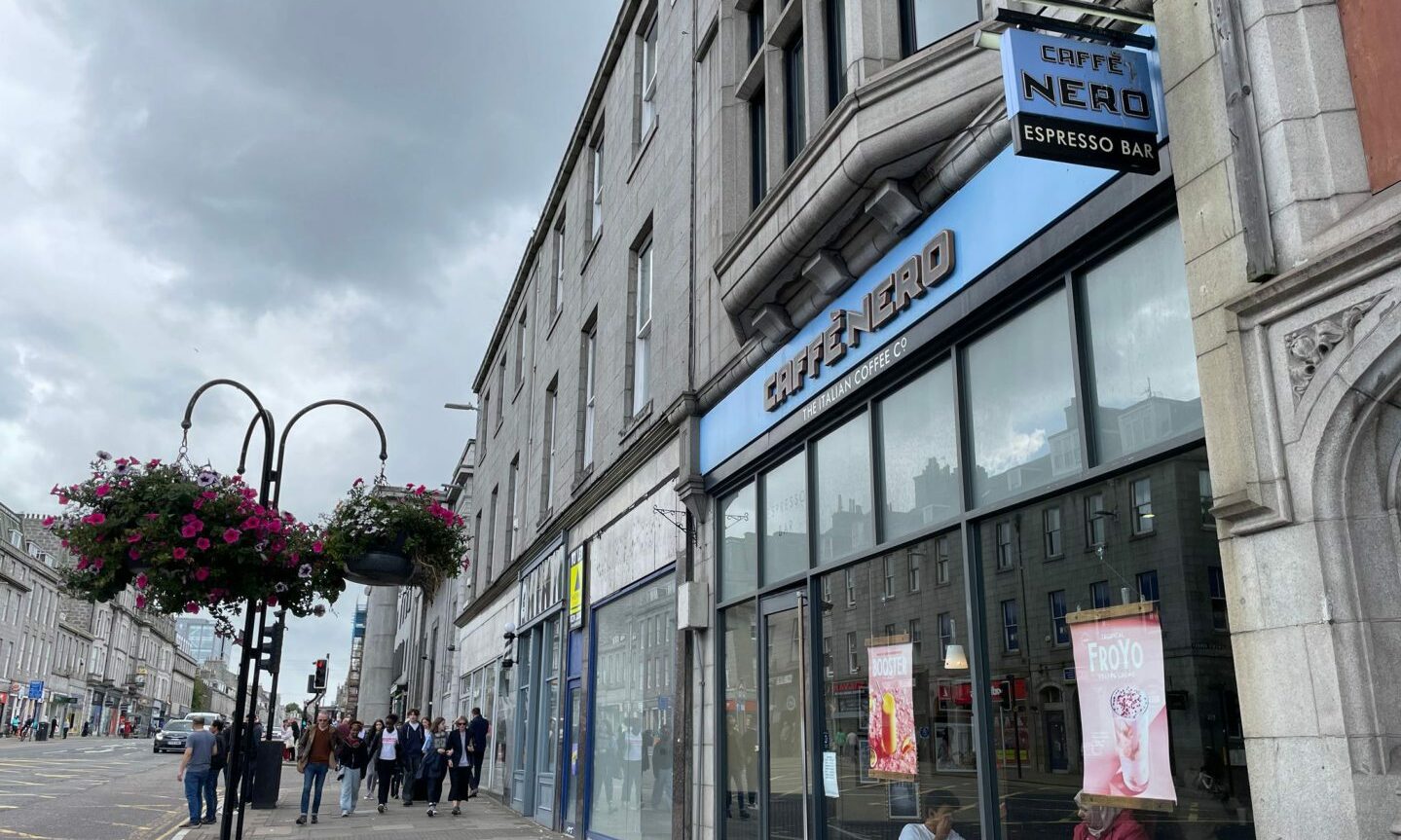 Caffe Nero in Aberdeen city centre