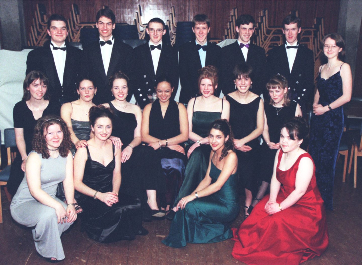 Aberdeen Grammar School leavers held their ball in the school in March 1999.