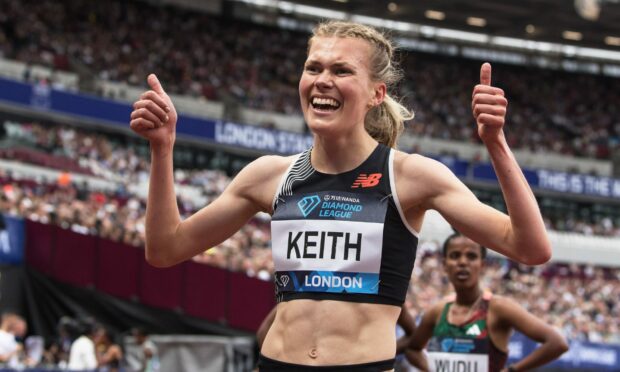 Megan Keith at the London Diamond League in July 2023. Image: Shutterstock.