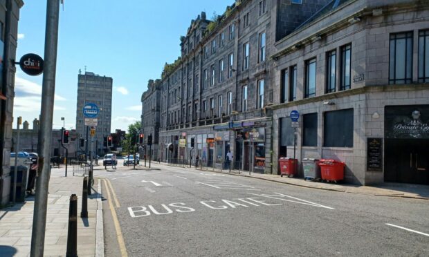 New bus gates in Aberdeen went live this week. Image: Lottie Hood/DC Thomson