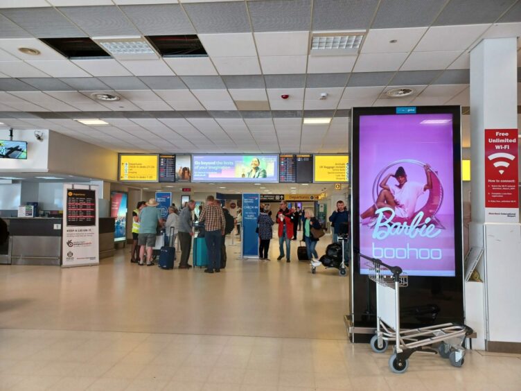 Aberdeen International Airport.