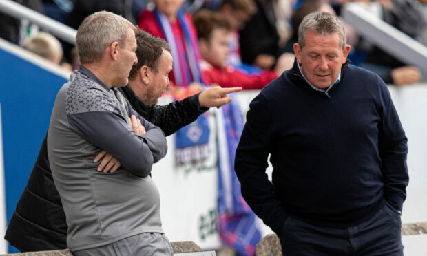 It was a frustrating day for Inverness boss Billy Dodds. Image: Craig Brown/SNS Group