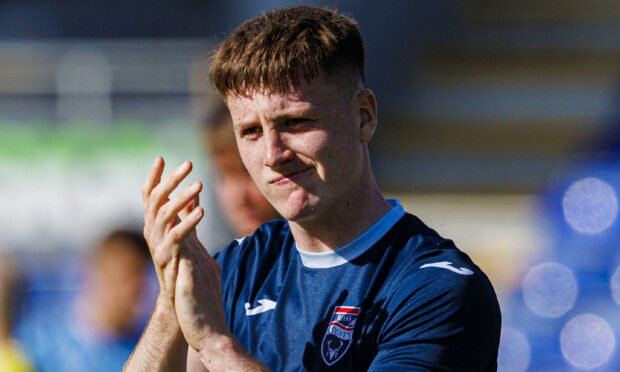 Ross County defender George Harmon. Image: SNS