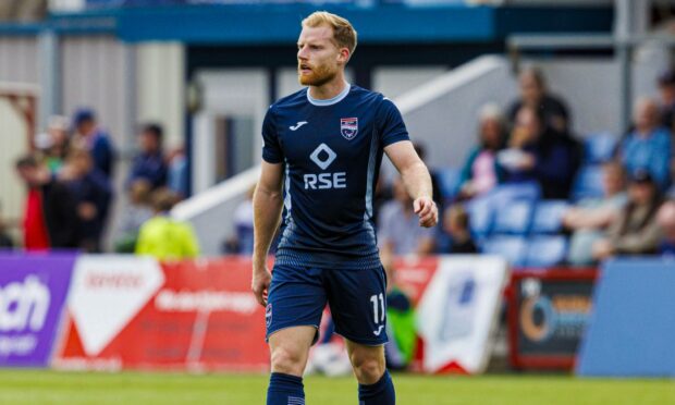 Josh Sims in action for Ross County. Image: SNS