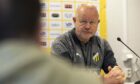 BK Hacken manager Per-Mathias Hogmo during a BK Hacken press conference at the Bravida Arena, on August 23, 2023, in Sweden. Image: SNS.