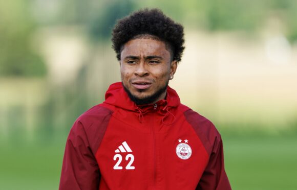 Vicente Besuijen has not featured for Aberdeen this season. Image: SNS