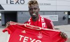 Pape Habib Gueye signed for Aberdeen in the summer. Image: SNS.