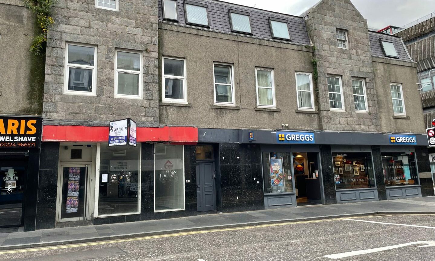 The former bookies on George Street Aberdeen