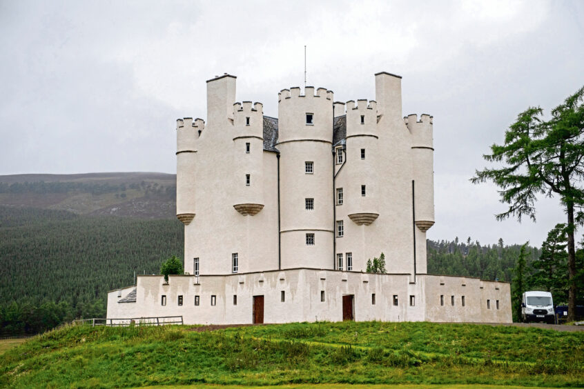 Exterior of Braemar Castle after the restoration.