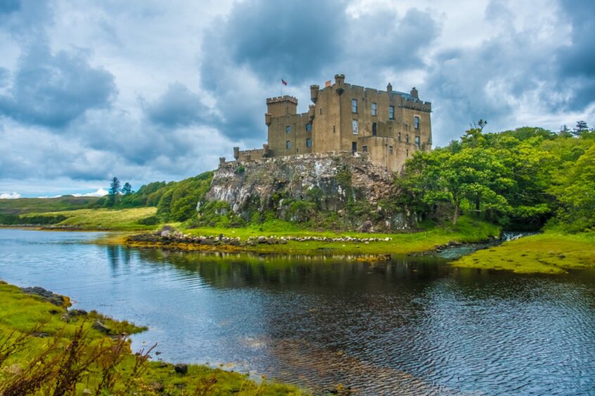 Dunvegan Castle, a Highlands filming location for a 2007 romcom.