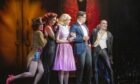 Haley Flaherty as Janet, Richard Meek as Brad, Suzie McAdam as Magenta, Kristian Lavercombe as Riff Raff, Darcy Finden as Columbia in the Rocky Horror Show.